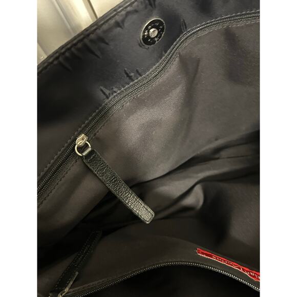 Christian Lacroix black Leather and Nylon Handbag - Picture 9 of 13